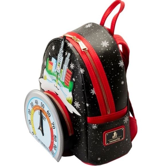 Loungefly Elf Clausometer Light Up Mini Backpack - Picture 3 of 5